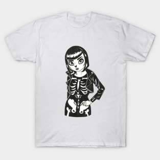 Rockabilly Skeleton T-Shirt